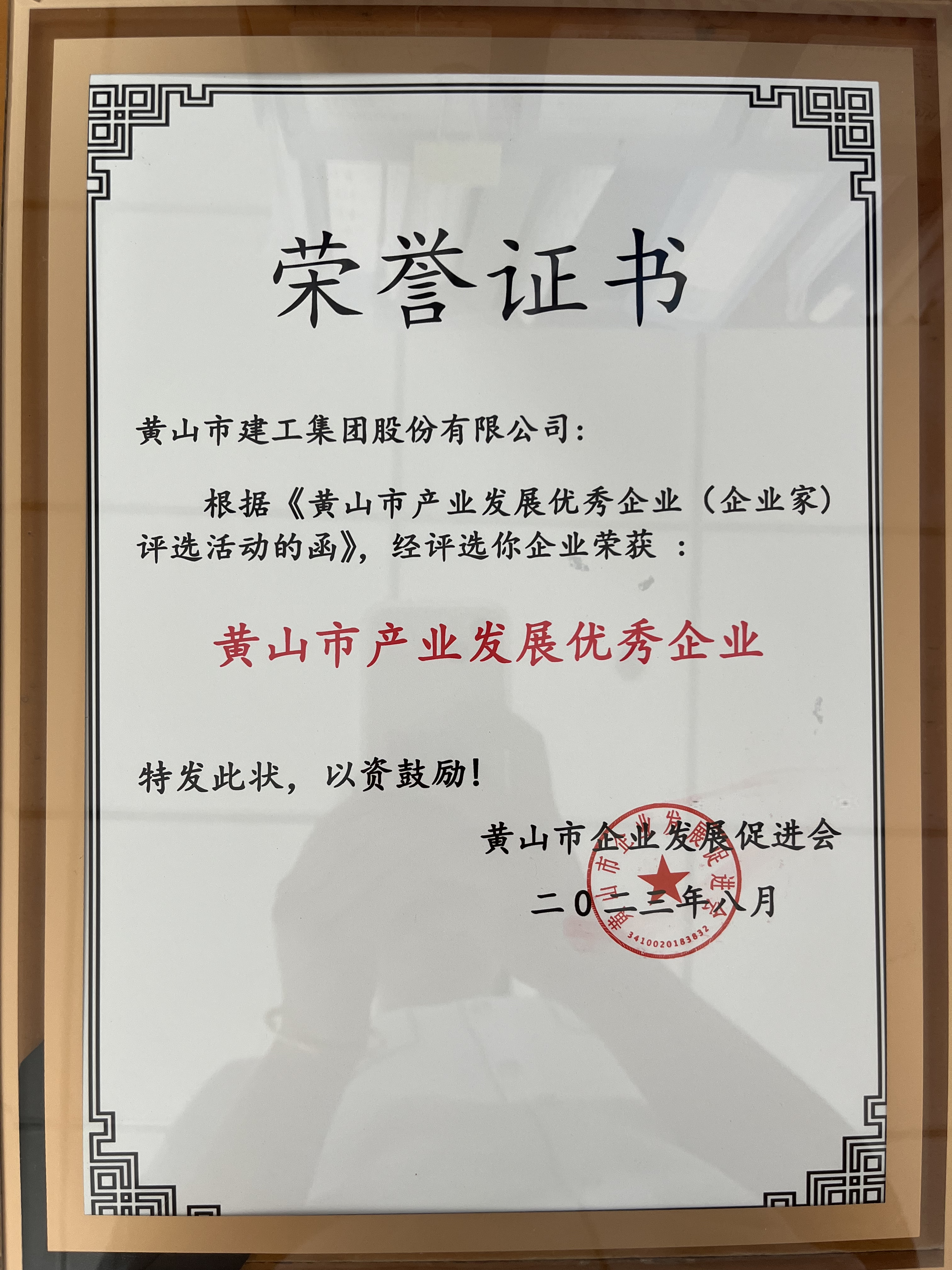 黄山市产业发展优秀企业